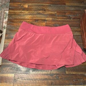Lululemon Athletica Red Mini Skirt